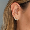 Curved Baguette Studs