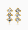 Triple CZ Studs