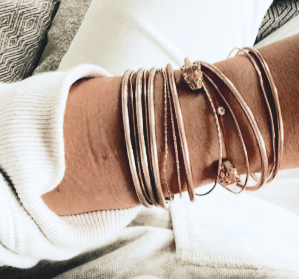 Thin Mantra Bangle