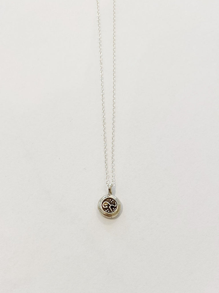 Om Charm Necklace • Silver