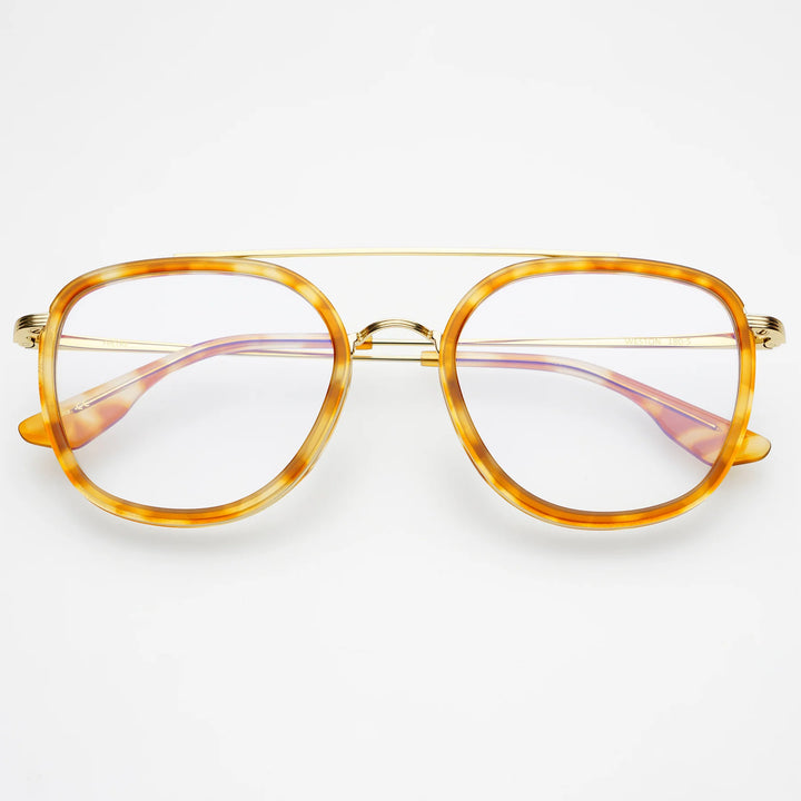 Weston Blue Light Readers • Amber Tortoise