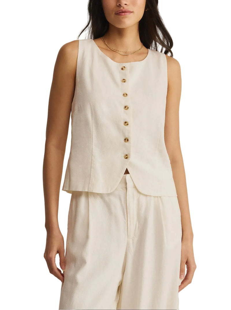 Roman Linen Vest