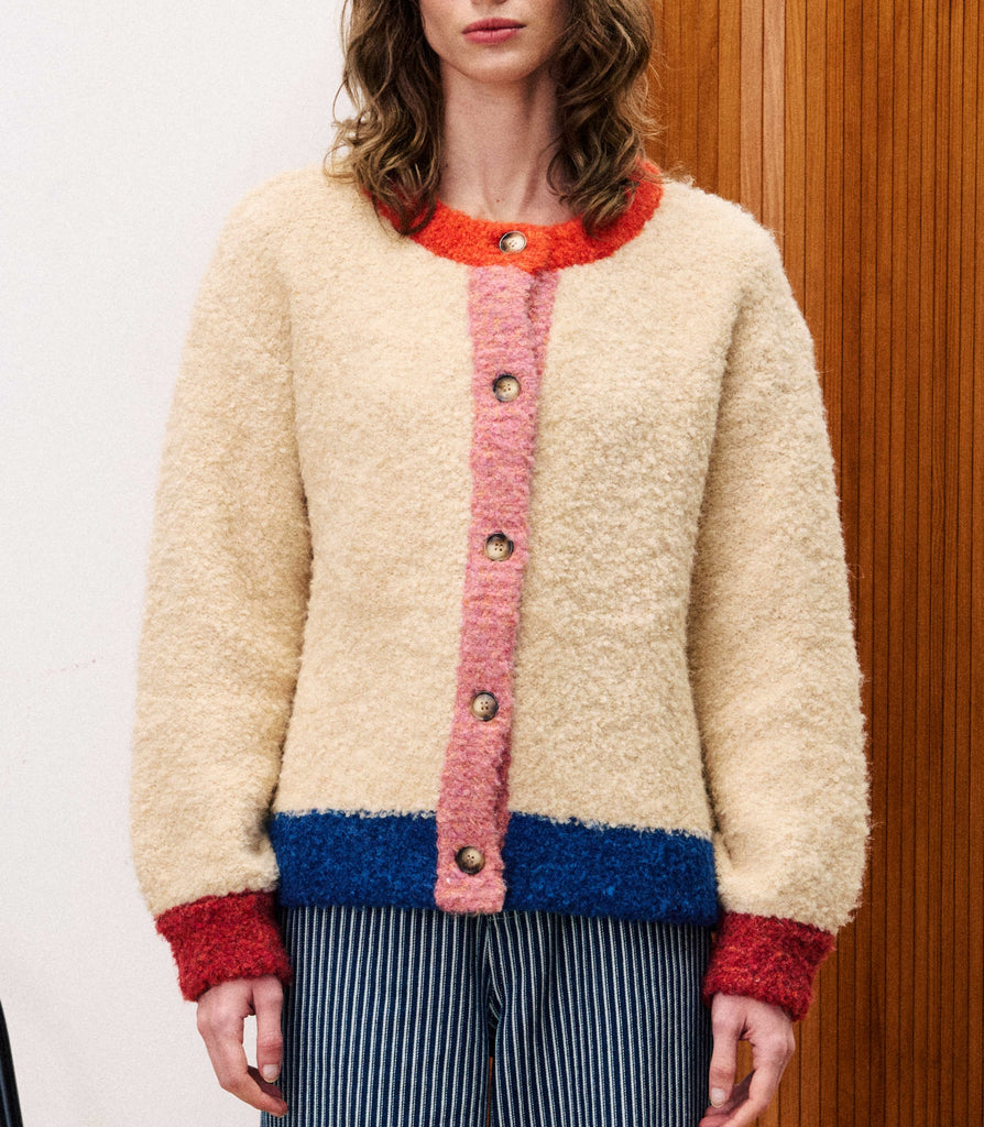 Cyclamen Cardigan