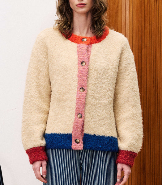 Cyclamen Cardigan