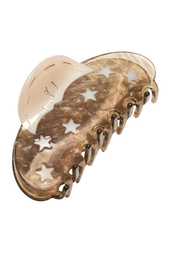 Moon and Stars Claw Clip