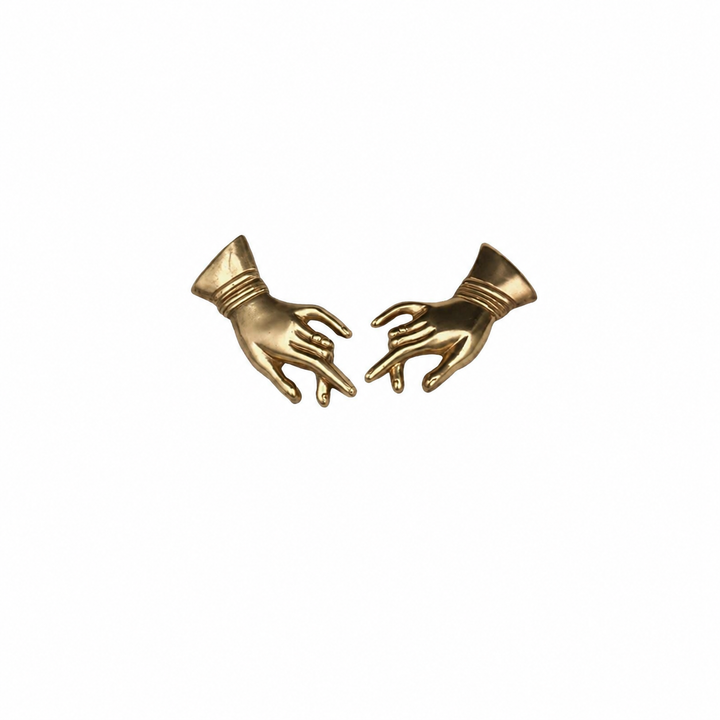 Pair of Brass Hand Pins