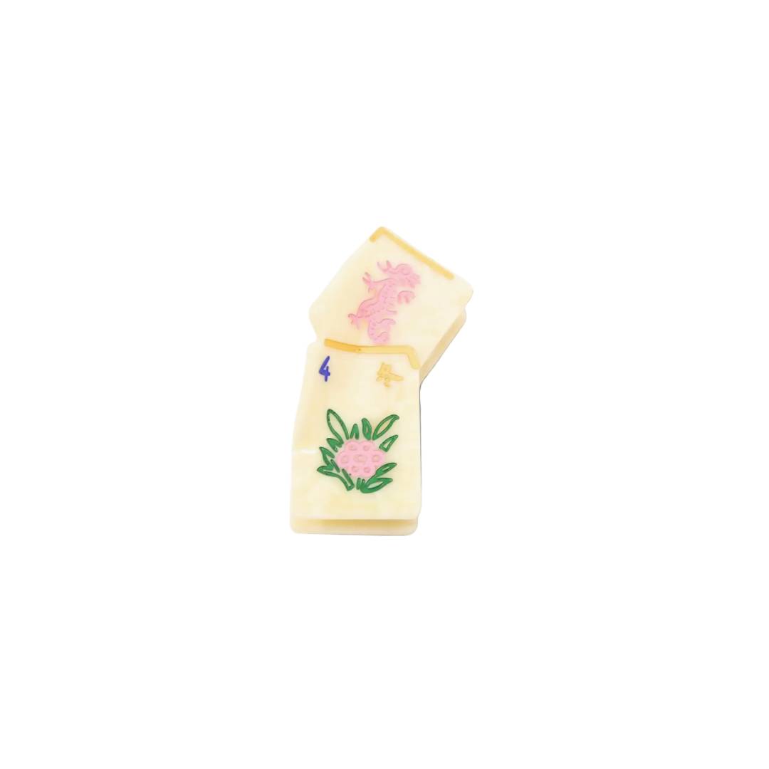 Mahjong Hair Clip