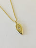 Evil Eye Oval Pendant