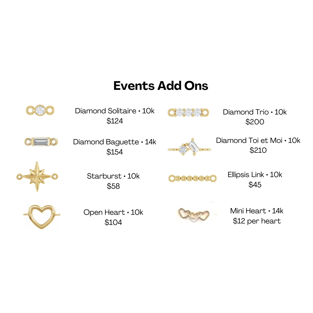 Love Linked Permanent Jewelry @ embellish chicago