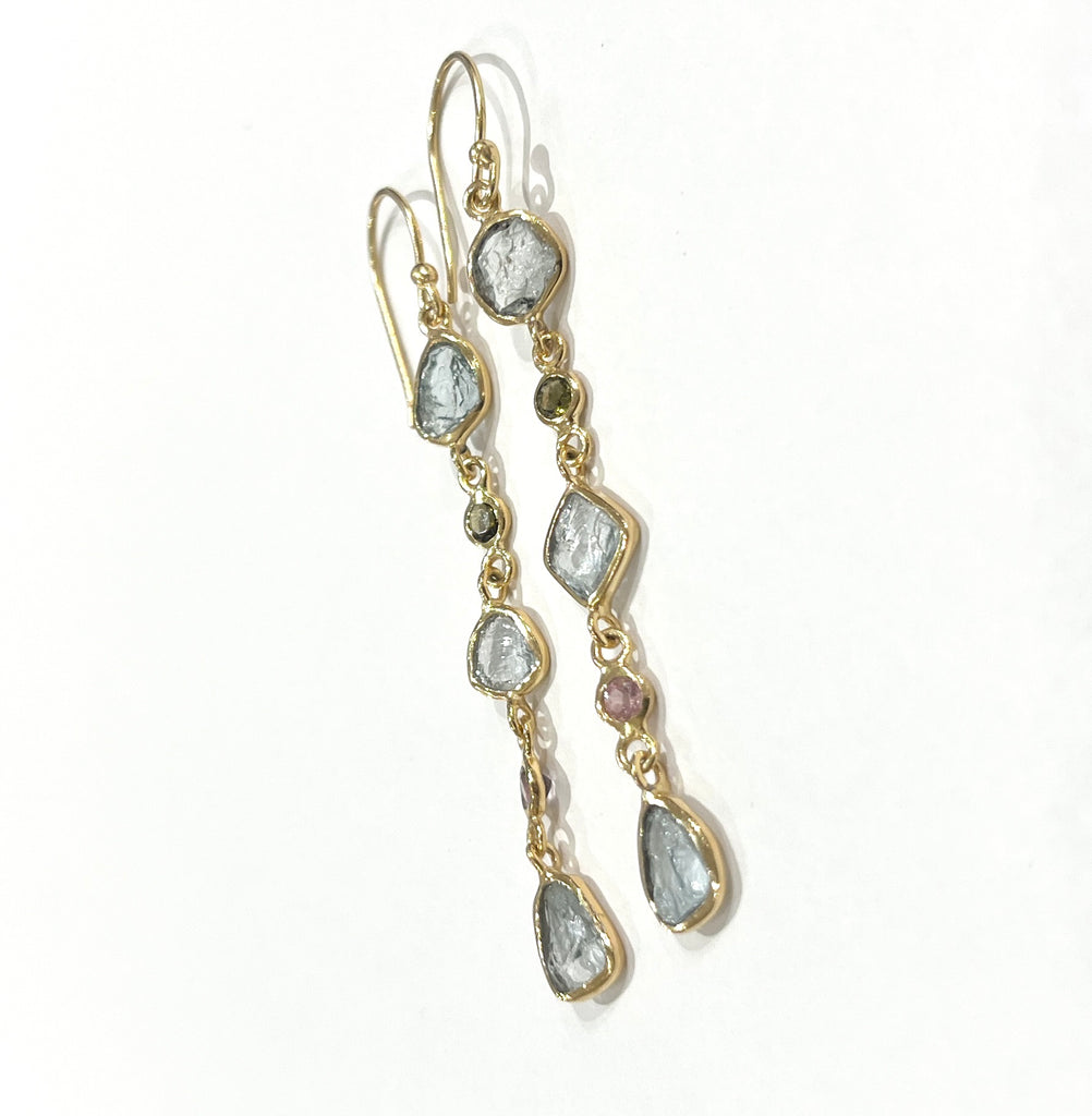 Dangle Stone Earrings
