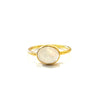 Oval Gemstone Ring • Moonstone