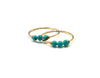 Trio Stone Rings • Turquoise