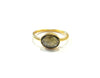 Oval Gemstone Ring • Labradorite