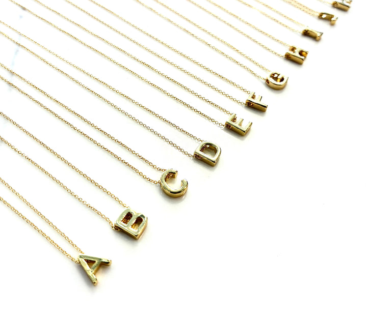 Slide Letter Necklace