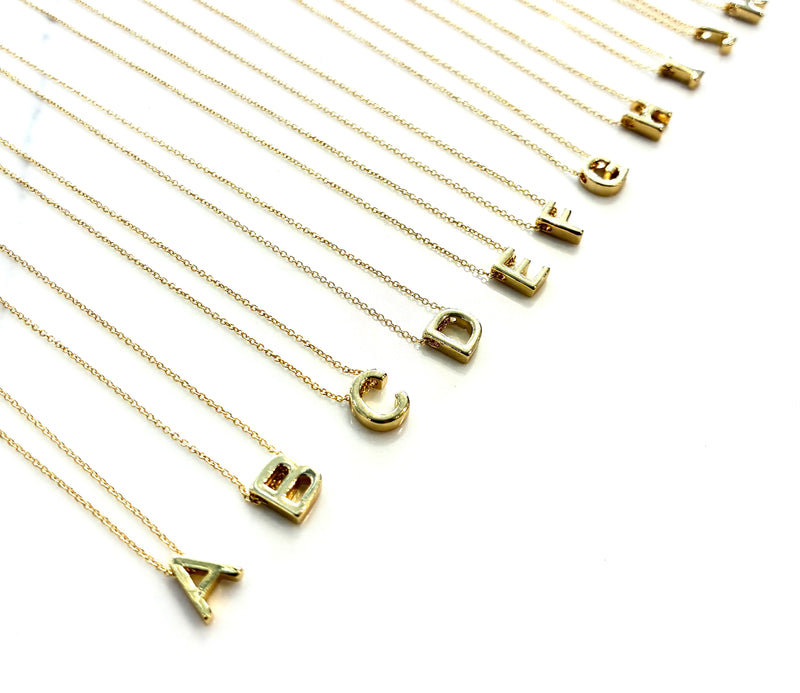 Slide Letter Necklace