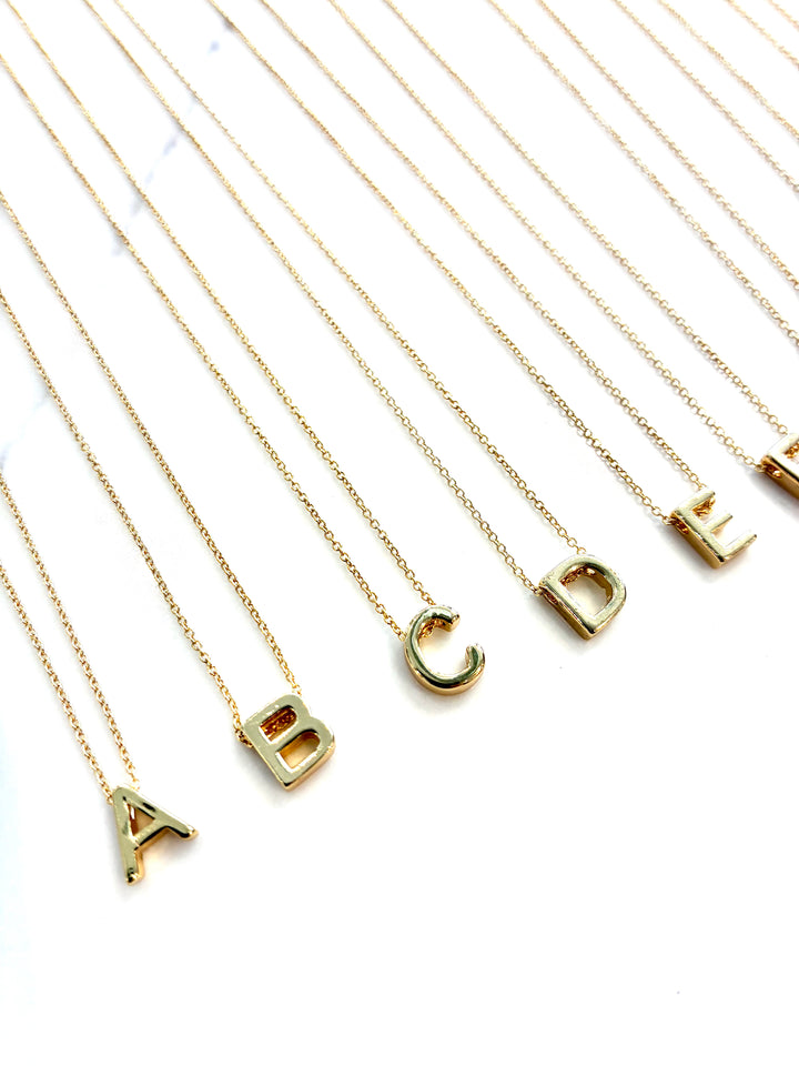Slide Letter Necklace