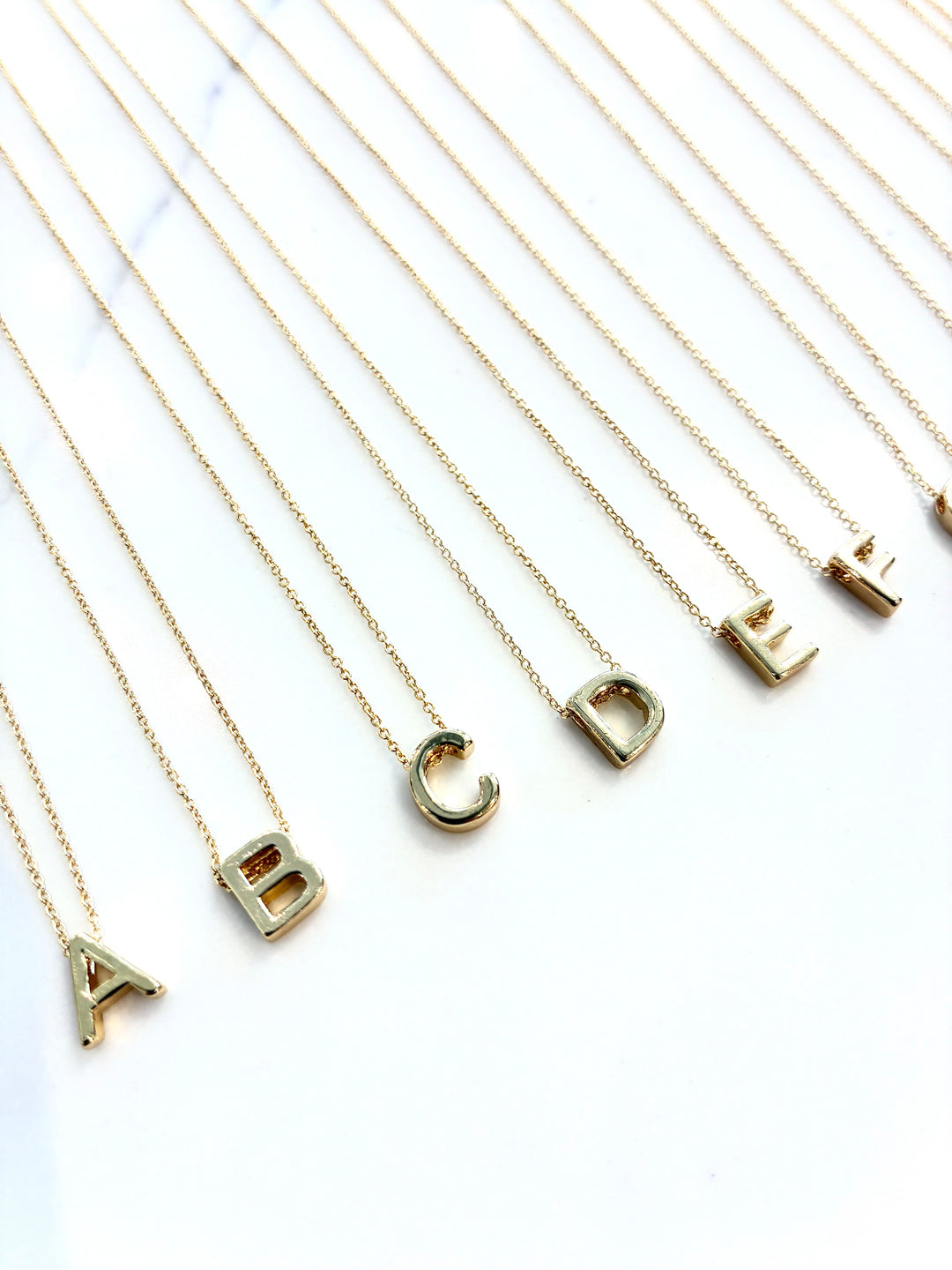 Slide Letter Necklace