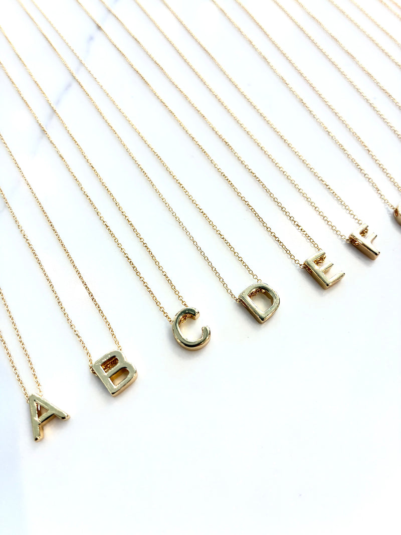 Slide Letter Necklace