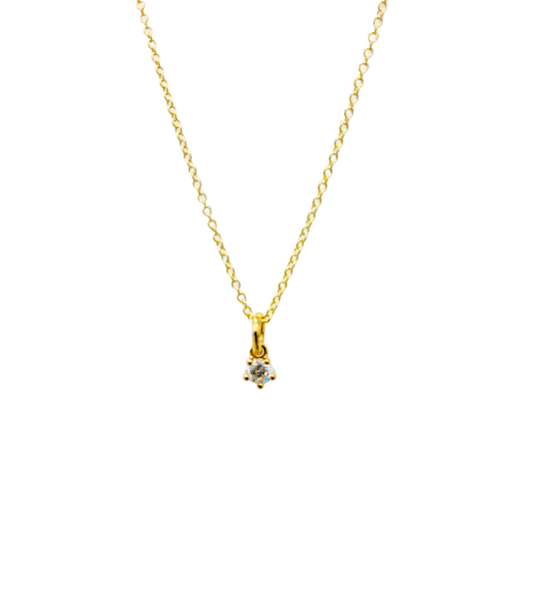 CZ Solo Necklace