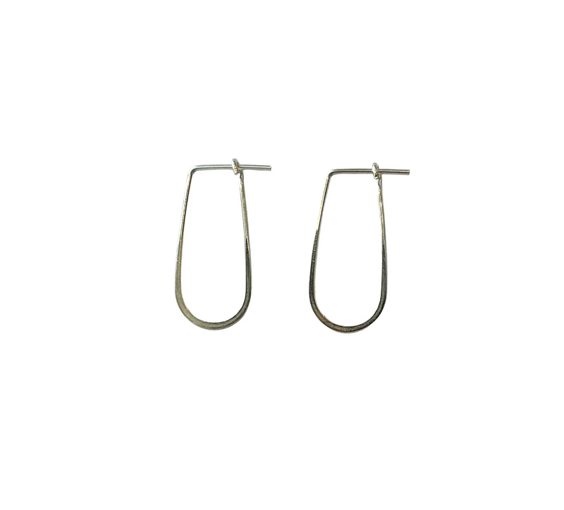 Teardrop Hoops