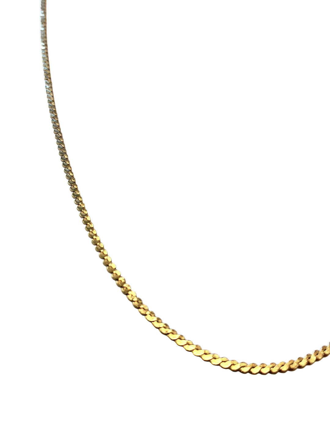 Vintage "S" Curb Chain Necklace