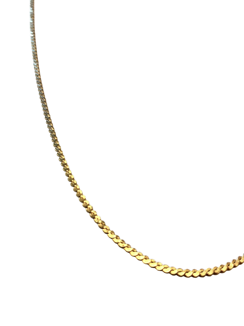 Vintage "S" Curb Chain Necklace