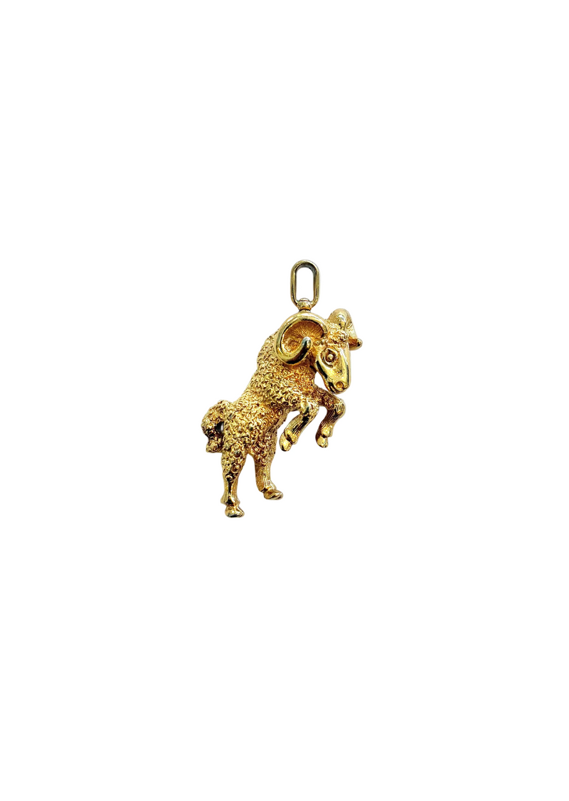 Vintage Bucking Ram Charm