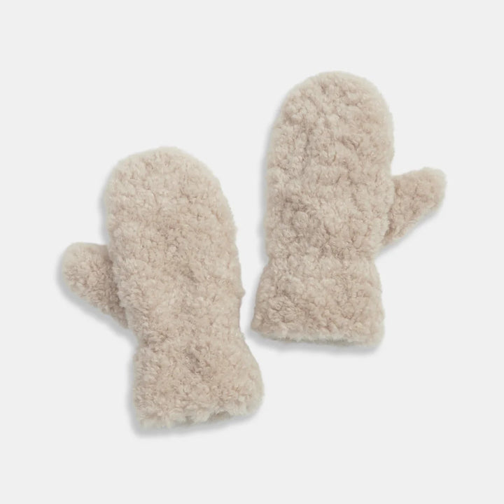Faux Shearling Mittens
