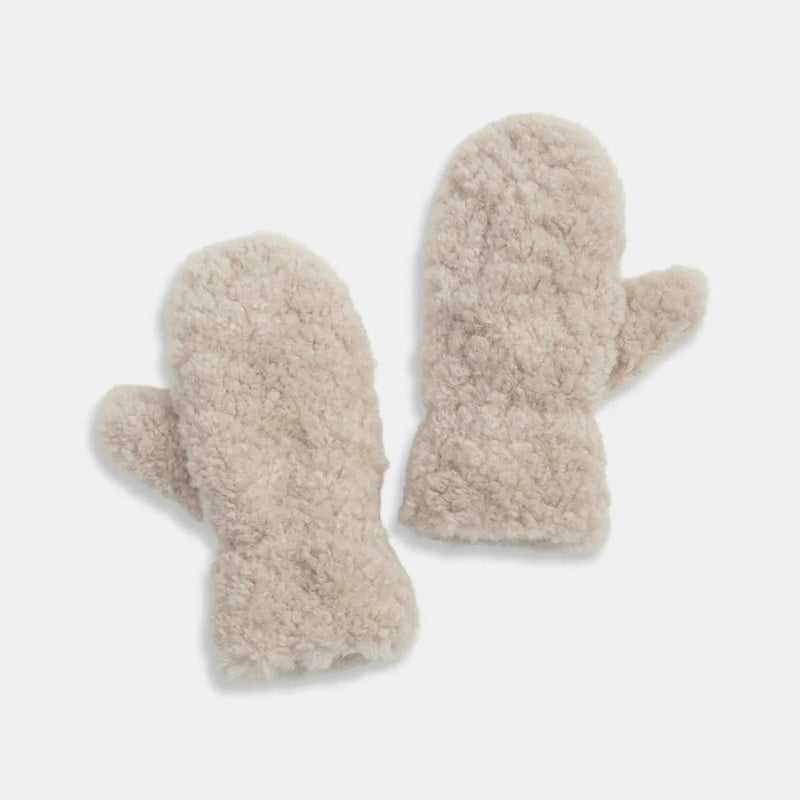 Faux Shearling Mittens
