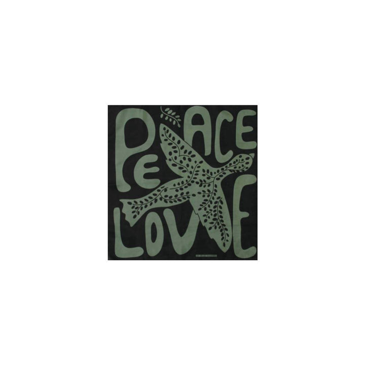 Mini Peace and Love Scarf • Khaki