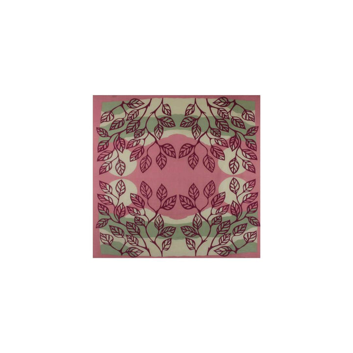 Palenque Square Cotton Scarf • Pink