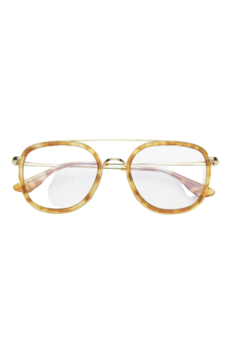 Weston Blue Light Readers • Amber Tortoise