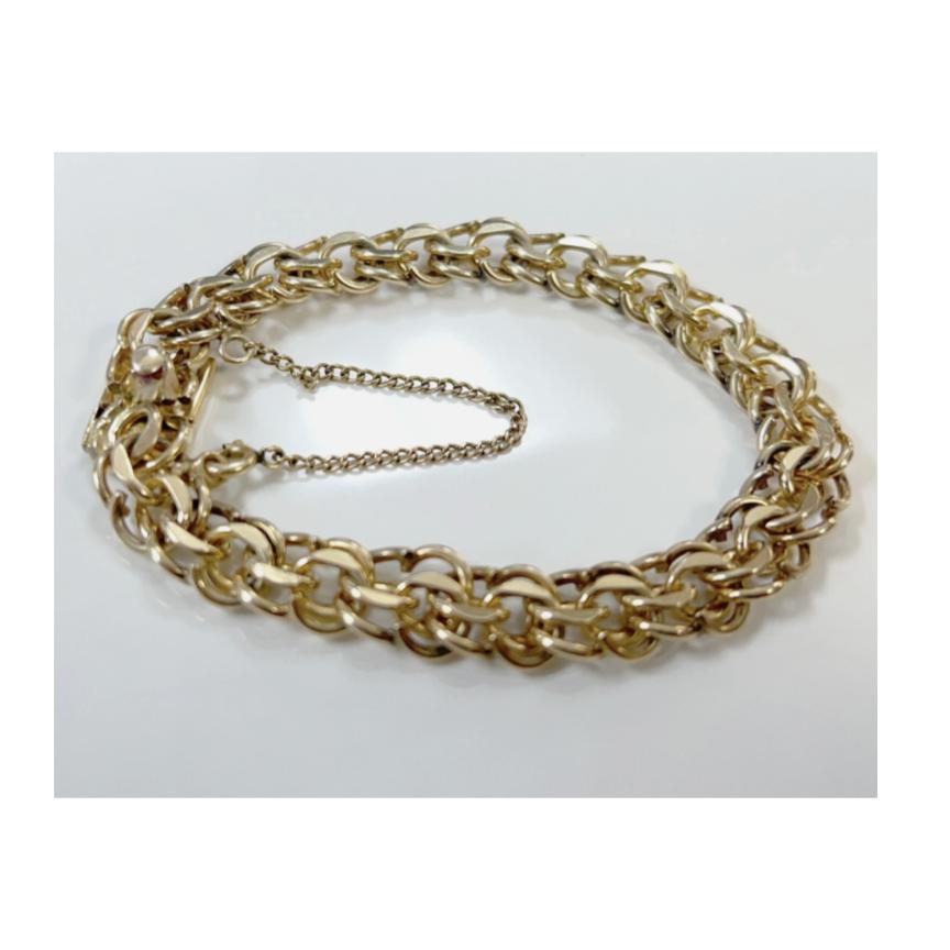 Vintage Double Link Bracelet • GF