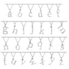 14k Lowercase Initial Pendant