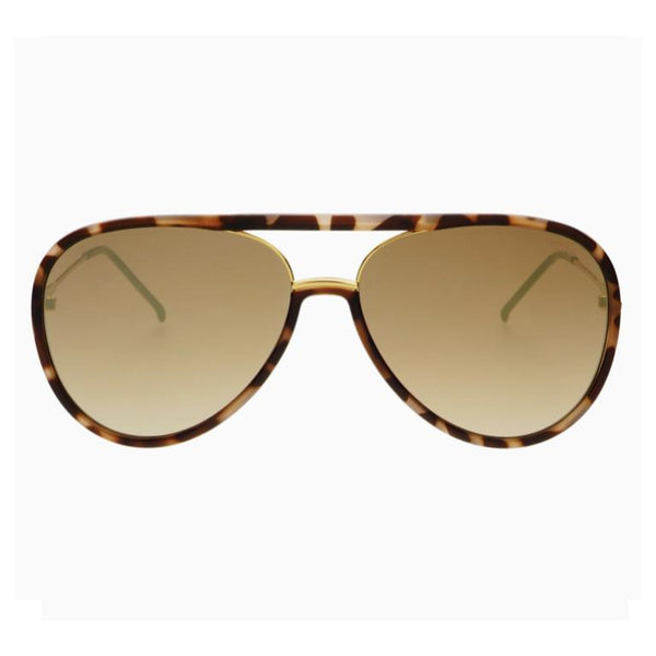 Shay Sunglasses • Tortoise/Gold Mirrored