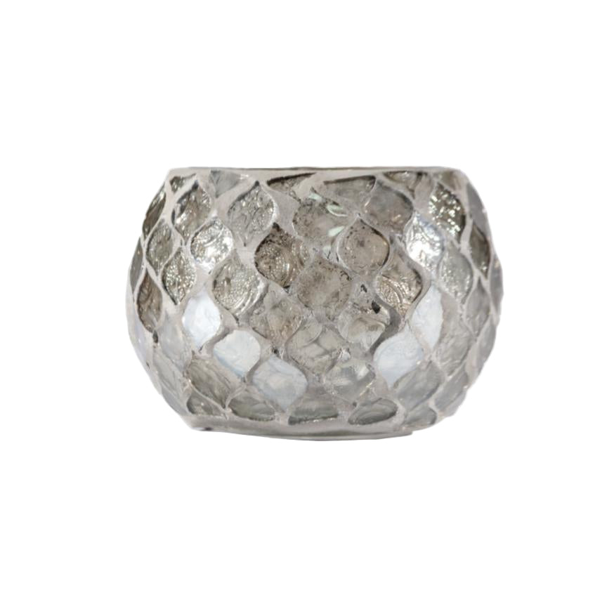 Etched Votive • Silver