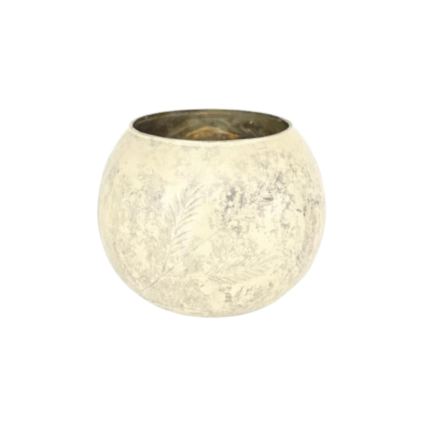 Etched Votive • Cream