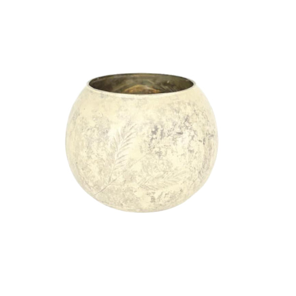 Etched Votive • Cream