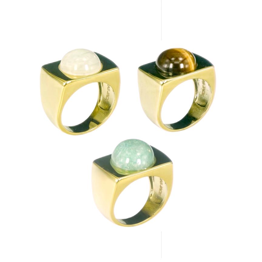 Square Cabochon Ring