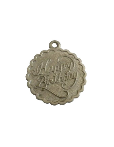 Vintage "Happy Birthday" Pendant
