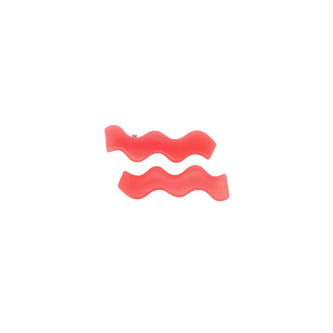Squiggle Clips • Pink
