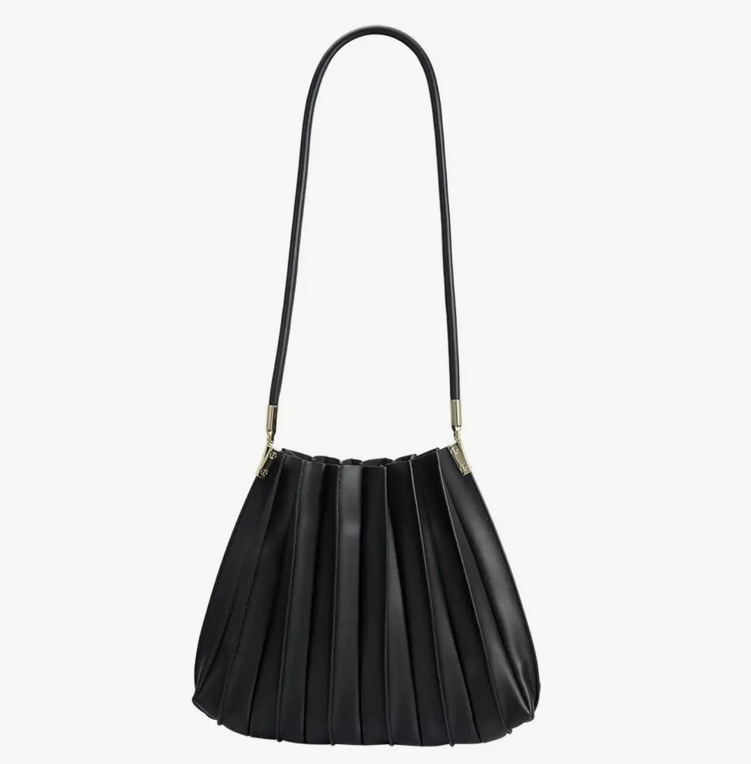 Carrie Pleated Shoulder Bag