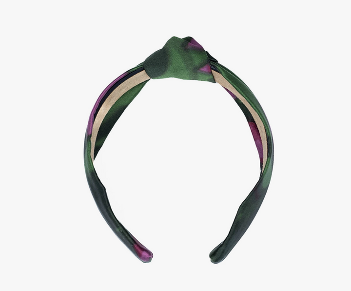 Silk Knot Headband • Shadow
