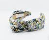 Liberty Knot Headband • Baby Blue Daisies