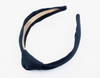 Linen Knot Headband • Navy