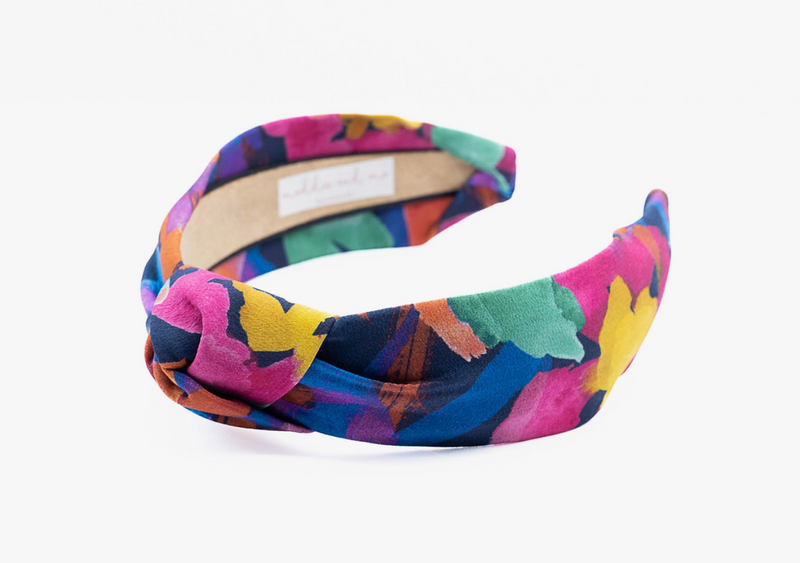 Silk Knot Headband • Meadow