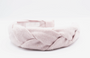Linen Braided Headband • Light Pink