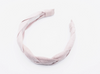 Linen Braided Headband • Light Pink