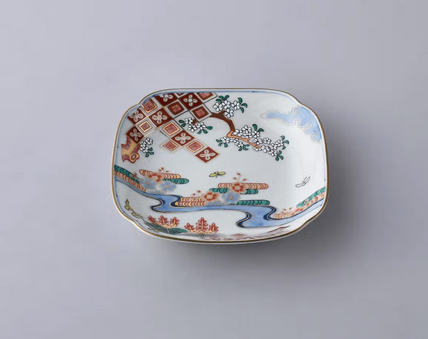 Rink Ryusui Hishikamon Square Plate