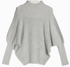 Mockneck Batwing Sweater
